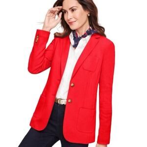 Talbots tomato 🍅 Red Blazer NWOT, Never Worn
